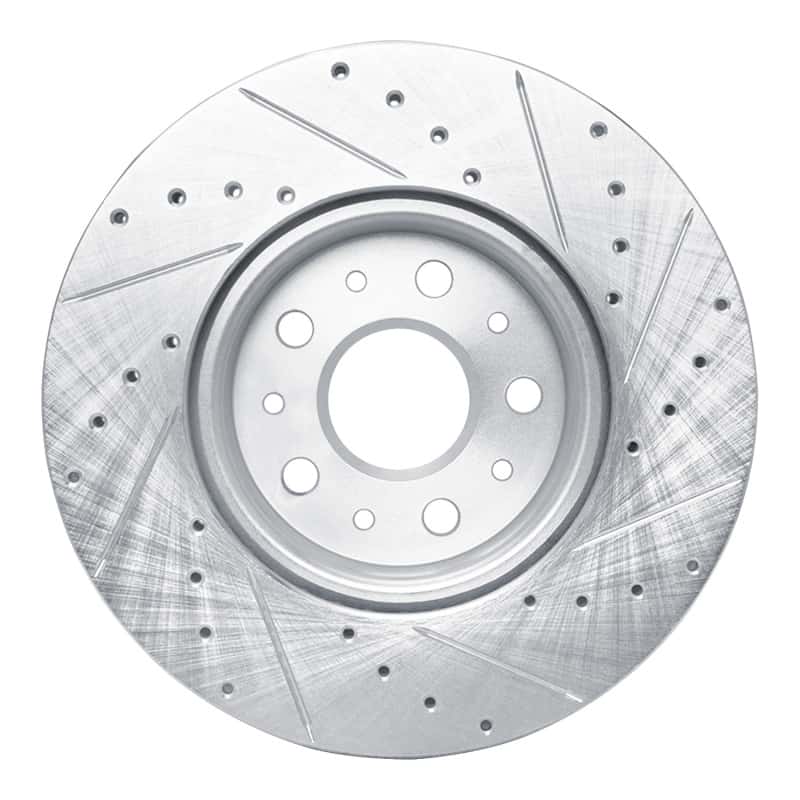 R1 Concepts — R1 14-20 Cadillac CT6 Front Left Drilled & Slotted Silver Brake Rotor
R1 Brake Rotor Drill - view 5