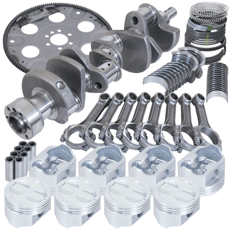 Eagle — Eagle Chevy 350 1Pc 3.480in Crank 5.700in I-Beam Rods 4.000in Pistons 153 Tooth FP Balanced Assembly
Bal Str & Strip Assy - view 1