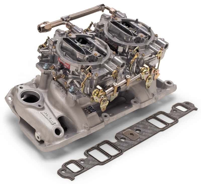 Edelbrock — Edelbrock Performer RPM Dual-Quad Kit for 1986 And Prior SB-Chevy
POWER PKG - view 2