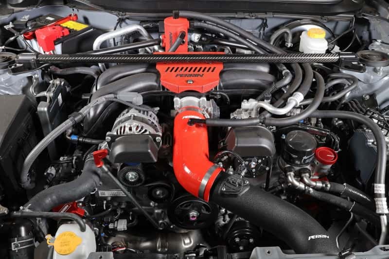 Perrin Performance — PERRIN 22-26 Subaru BRZ / Toyota GR86 Inlet Hose - Red - view 14