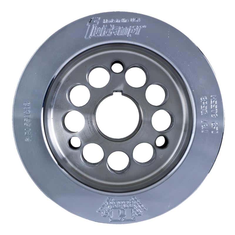 Fluidampr — Fluidampr Ford 8BA Flat Head Wide Belt Steel Internally Balanced Damper
Harmonic Balancer - view 3