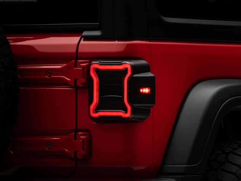 Raxiom — Raxiom 18-22 Jeep Wrangler JL LED Tail Lights- Black Housing (Smoked Lens)
Lights - view 1