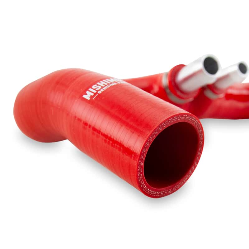 Mishimoto — Mishimoto 2018+ Jeep Wrangler JL / Gladiator JT 3.6L AT Red Silicone Radiator Coolant Hose Kit
Coolant Hose Kit - view 4
