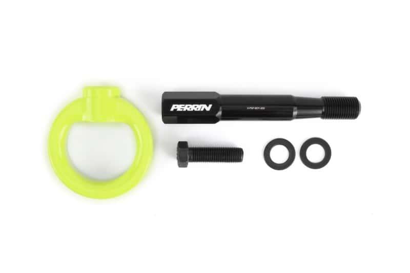 Perrin Performance — PERRIN 15-17 Subaru WRX & STI / 13-17 Crosstrek / 12-16 Impreza Tow Hook Kit (Front) - Neon Yellow
paPSP-BDY-232NY - view 4