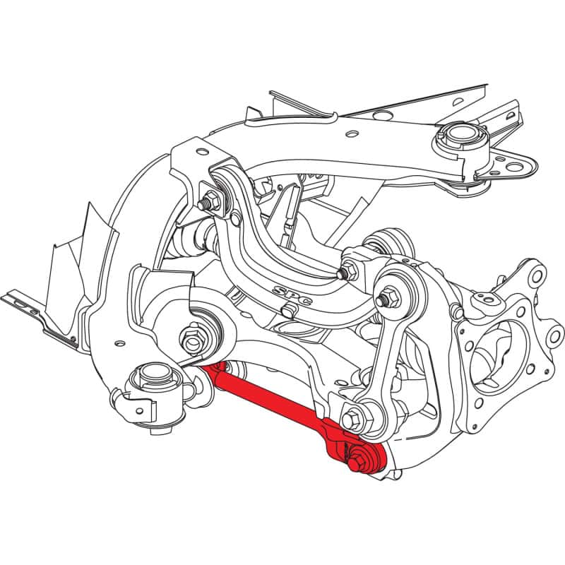 SPC Performance — SPC Performance Ford S550 Mustang Forged T6 Aluminum Rear Lower Control Arm
CONTROL ARM - view 2