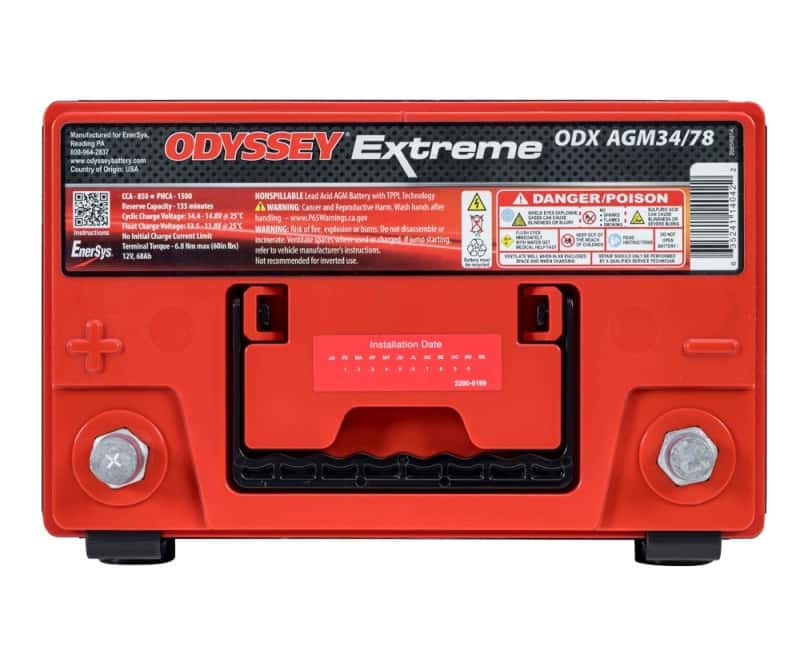 Odyssey Battery — Odyssey Battery Auto/Truck/Heavy Duty & Commercial Extreme AGM Battery (34/78-PC1500DT)
Odyssey ODX-AGM3478 - view 3
