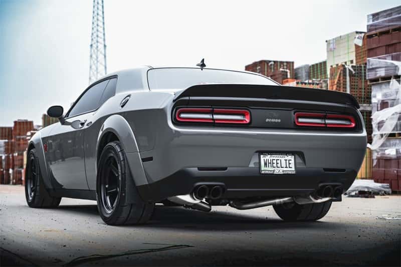 CORSA Performance — Corsa 15-23 Challenger SRT/Hellcat/Demon/Redeye 2.75in Valved CB DR Exit w/ Twin 3.5in Pol Pro Tips
Exhaust - view 6