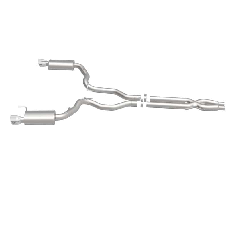 Magnaflow — MagnaFlow Cat Back, SS, 3in, Street, Dual Split Polished 4.5in Tips 2015 Ford Mustang GT V8 5.0L
Cat-Back - view 8