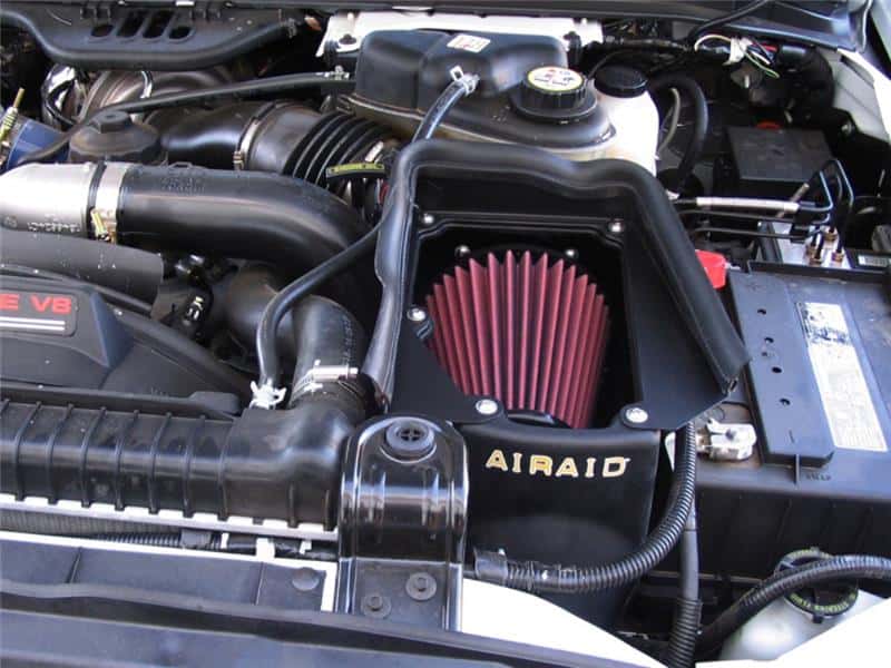 Airaid — Airaid 03-07 Ford Power Stroke 6.0L Diesel MXP Intake System w/o Tube (Oiled / Red Media)
Performance Air Inta
Air Intake System - view 5
