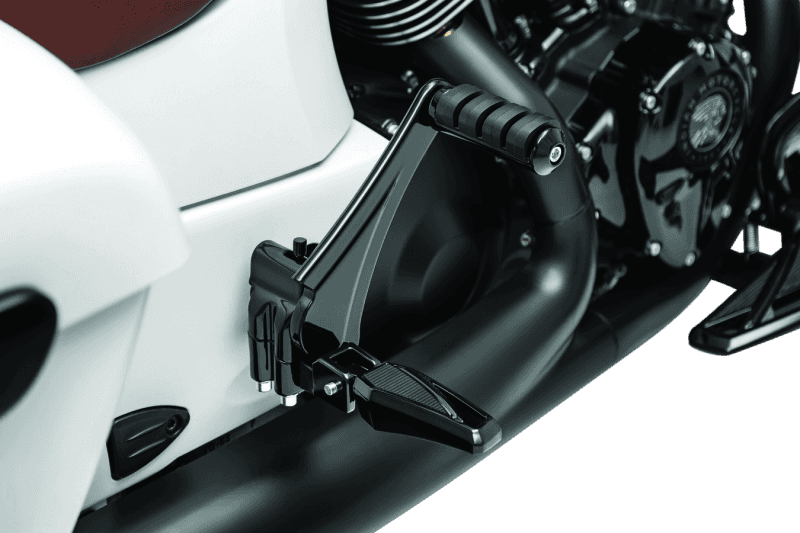 Kuryakyn — Kuryakyn Passenger Peg Mounts Indian Models Gloss Black - view 2