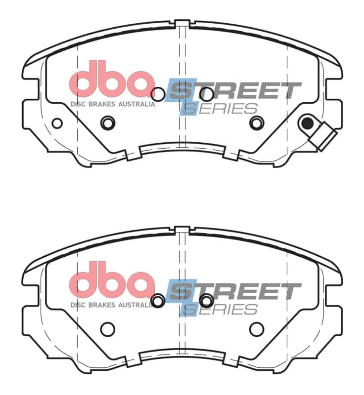 DBA — DBA 07-10 Hyundai Elantra Sedan Street Series Front Brake Pads
Brake Pad - view 2