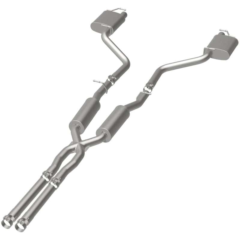 Magnaflow — MagnaFlow Cat-Back SS 2.5in Dual Split Rear Exit (OEM Tips) 15-16 Dodge/Chrysler Charger/300 5.7L V8
Cat-Back - view 31