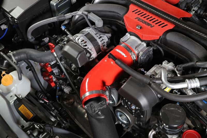 Perrin Performance — PERRIN 22-26 Subaru BRZ / Toyota GR86 Inlet Hose - Red - view 12
