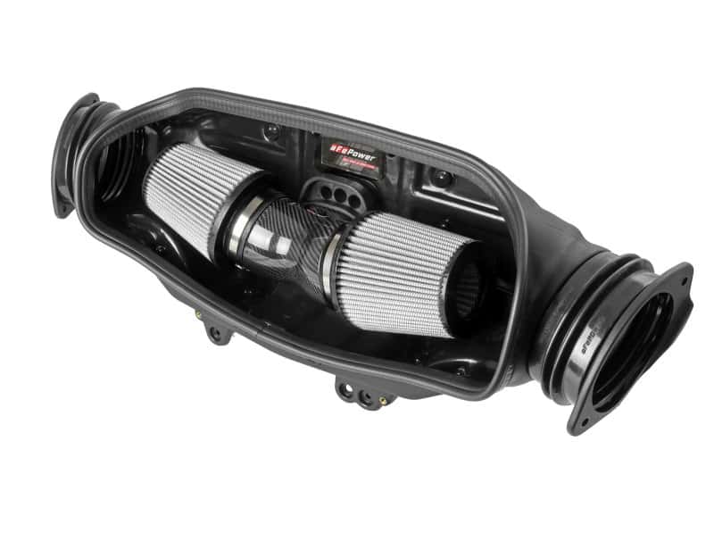 aFe — aFe 2020 Corvette C8 Track Series Carbon Fiber Cold Air Intake System With Pro DRY S Filters
Track Series Intake  - view 1