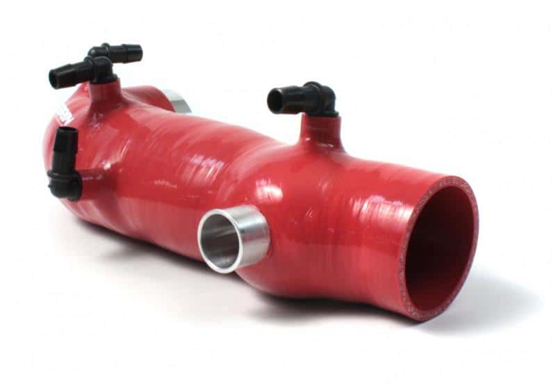 Perrin Performance — PERRIN 02-07 Subaru WRX / 04-21 STI / 04-08 Forester XT Turbo Inlet Hose - Red - view 3
