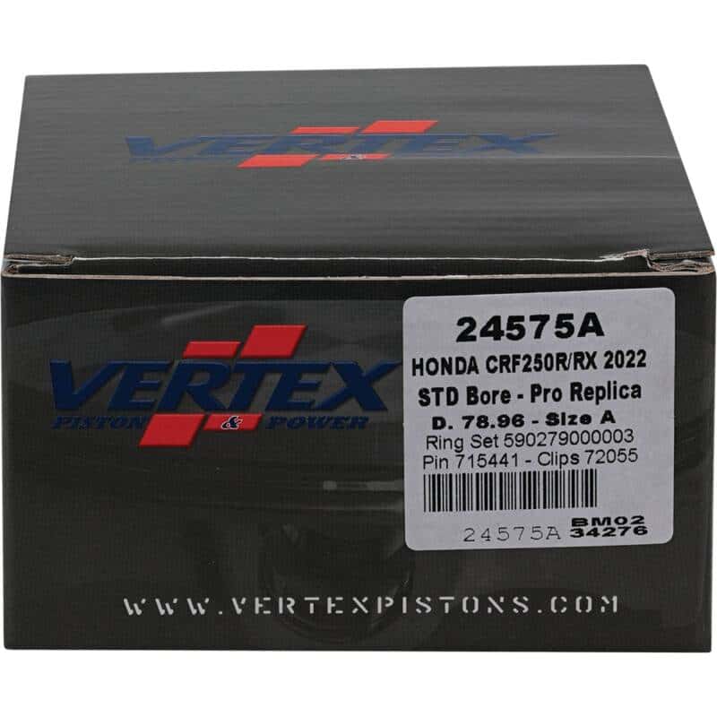 Vertex Pistons — Vertex Piston 22-24 Honda CRF 250 R 250cc Forged Replica Piston Kit - view 4