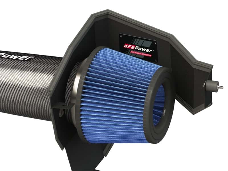 aFe — aFe MagnumFORCE Intakes Stage-2 P5R Carbon Fiber AIS 11-17 Dodge Challenger/Charger V8-5.7L Hemi
Track Series Intake - view 4
