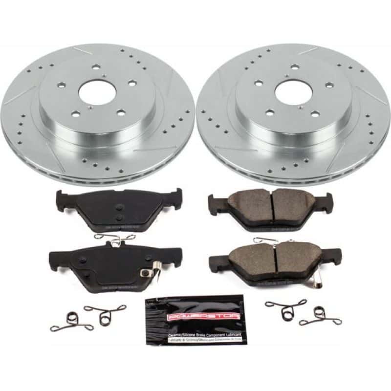 PowerStop — Power Stop 15-18 Subaru Legacy Rear Z23 Evolution Sport Brake Kit - view 1