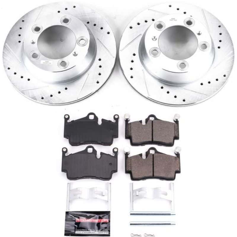 PowerStop — Power Stop 05-12 Porsche Boxster Rear Z23 Evolution Sport Brake Kit - view 1