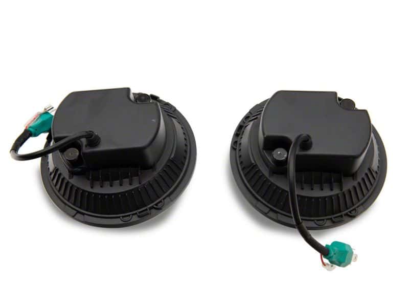 Raxiom — Raxiom 97-18 Jeep Wrangler TJ & JK Axial 7-In LED Headlights w/ DRL- Chrome Housing (Clear Lens)
Headlights - view 8