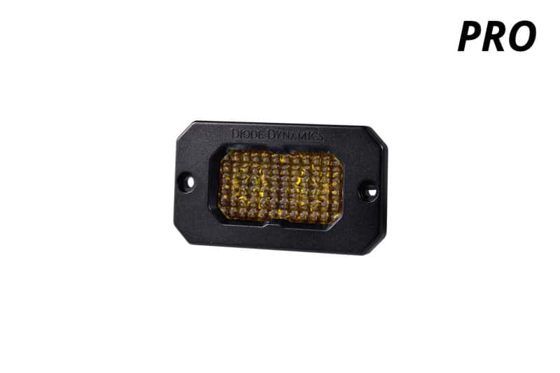 Diode Dynamics — Diode Dynamics Stage Series 2 In LED Pod Pro - Yellow Fog Flush ABL Each - view 2