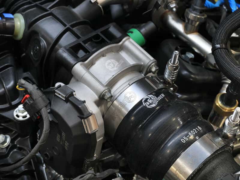 aFe — aFe POWER Ford I4-2.3L (t) & V6-2.7L/3.0L (tt) EcoBoost 65mm Throttle Body
Throttle Body - view 7