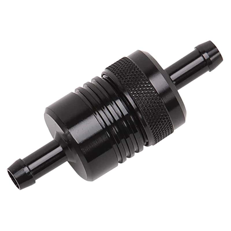 Russell — Russell Performance Black Street Fuel Filter (3in Length 1-1/8in diameter 5/16in inlet/outlet) - view 4
