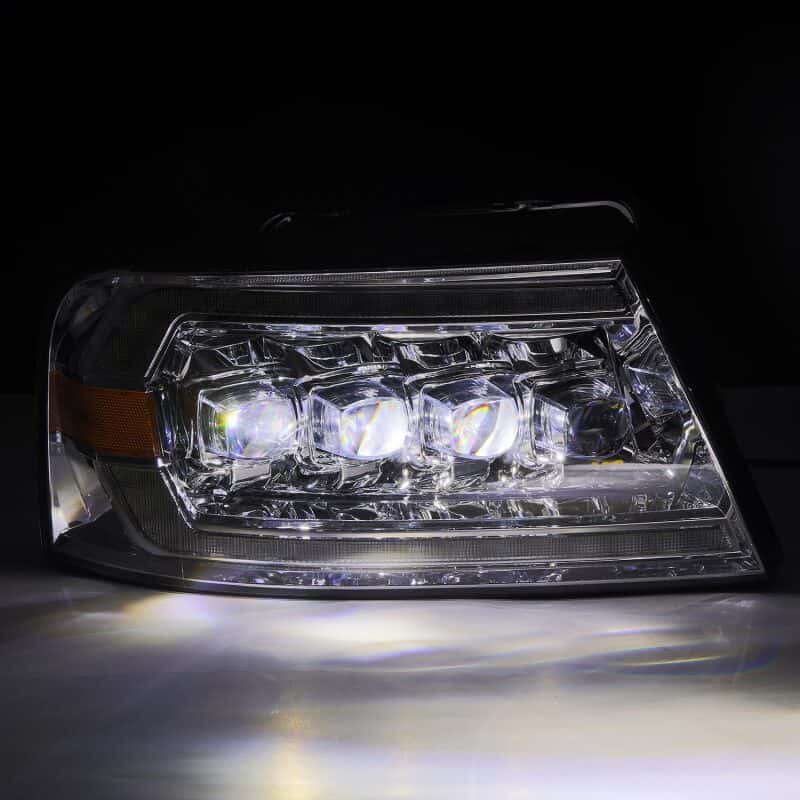 AlphaRex — AlphaRex 04-08 Ford F150 / 06-08 Lincoln Mark LT NOVA LED Proj Headlights Chrome w/Activ Light/Seq
Projector Headlights - view 5