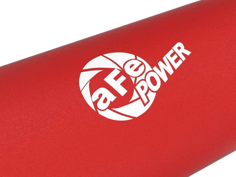 aFe — aFe 20-23 Ford Explorer ST V6 3.0L (tt) BladeRunner 2-3/4in Aluminum Cold Charge Pipe - Red
Cold Charge Pipe - view 3
