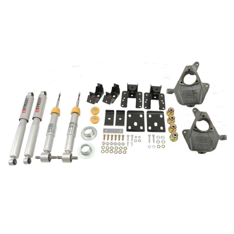 Belltech — Belltech LOWERING KIT 14 Chev/GM Silverado/Sierra All Cabs 2WD 3in to 4in Front/7in Rear with Shocks
LOWERING KIT - view 2