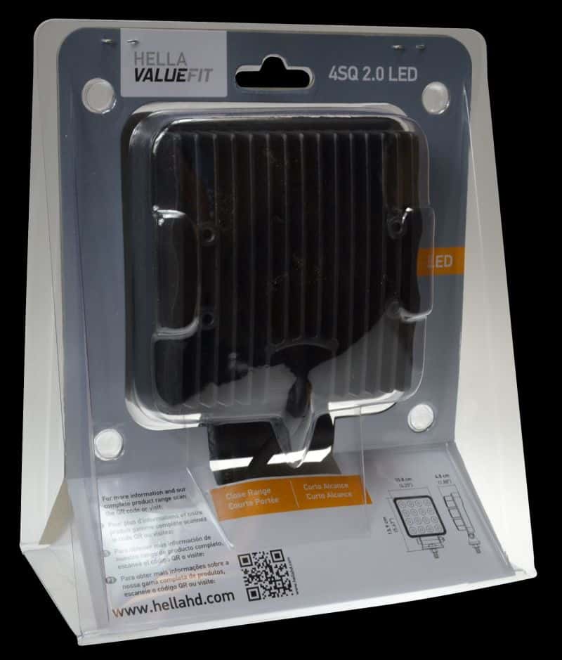 Hella — Hella ValueFit LED Work Lamps 4SQ 2.0 LED MV CR BP - view 8