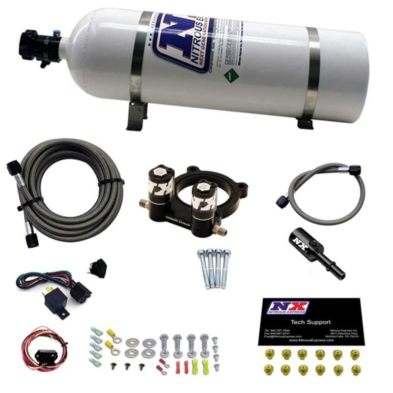 Nitrous Express — Nitrous Express Ford 2.3L Ecoboost Nitrous Plate Kit w/15lb Bottle
Injection System Kit
N2OSys - view 2