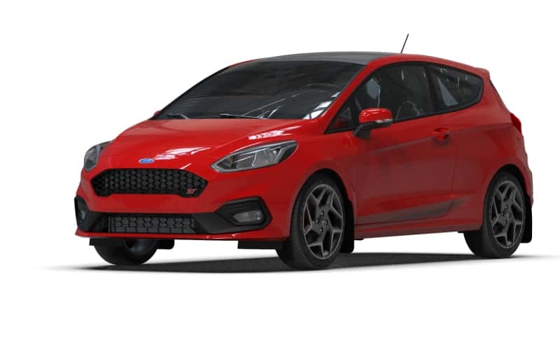 Rally Armor — Rally Armor 18-23 Ford Fiesta ST MK8 Black UR Mud Flap w/Orange Logo
Mud Flap - view 3