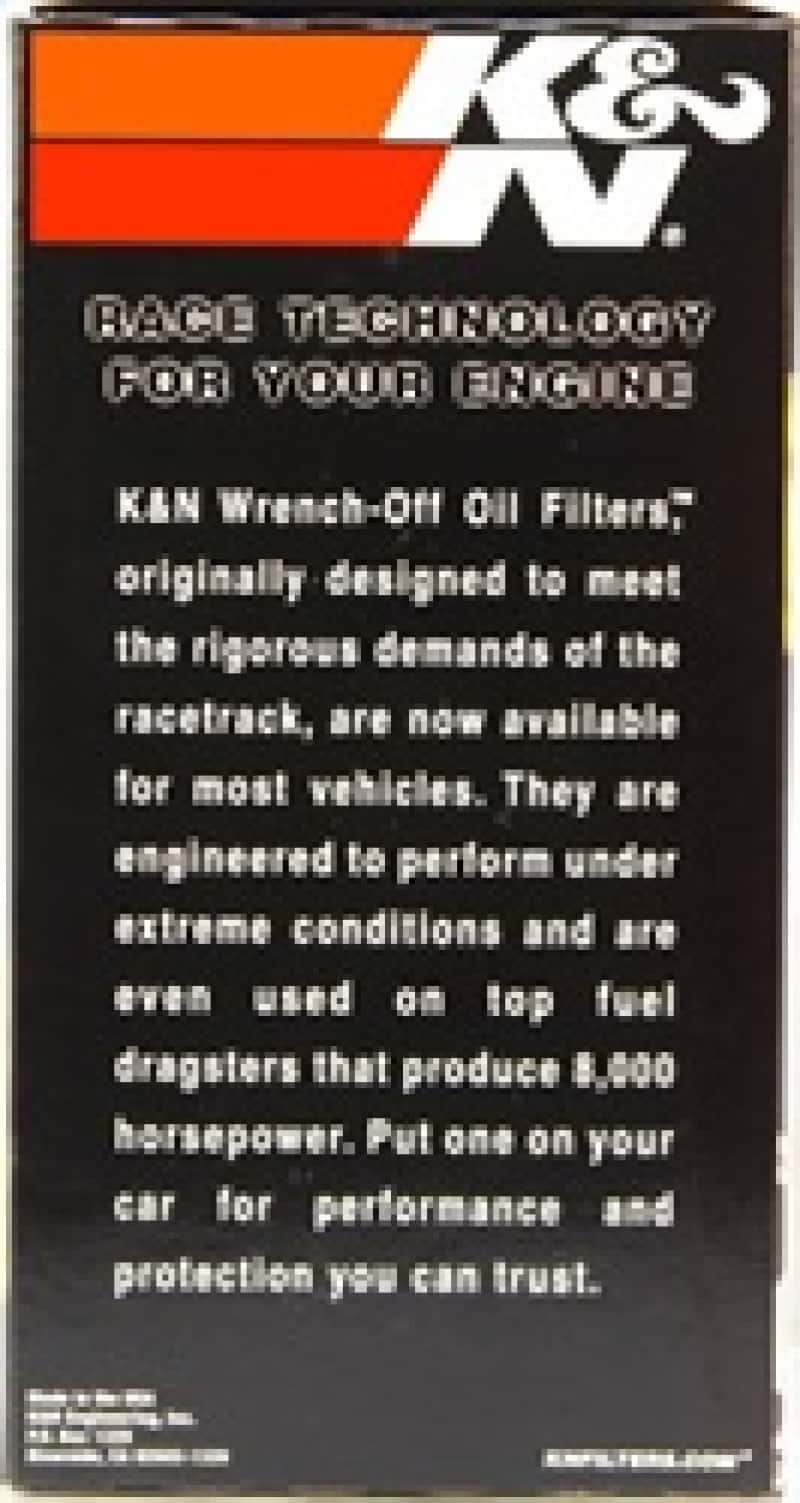 K&N Engineering — K&N Oil Filter OIL FILTER; AUTOMOTIVE - view 9