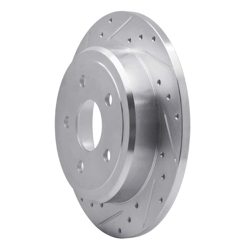 R1 Concepts — R1 05-10 Jeep Commander Rear Left Drilled & Slotted Silver Brake Rotor
R1 Brake Rotor Drill - view 2