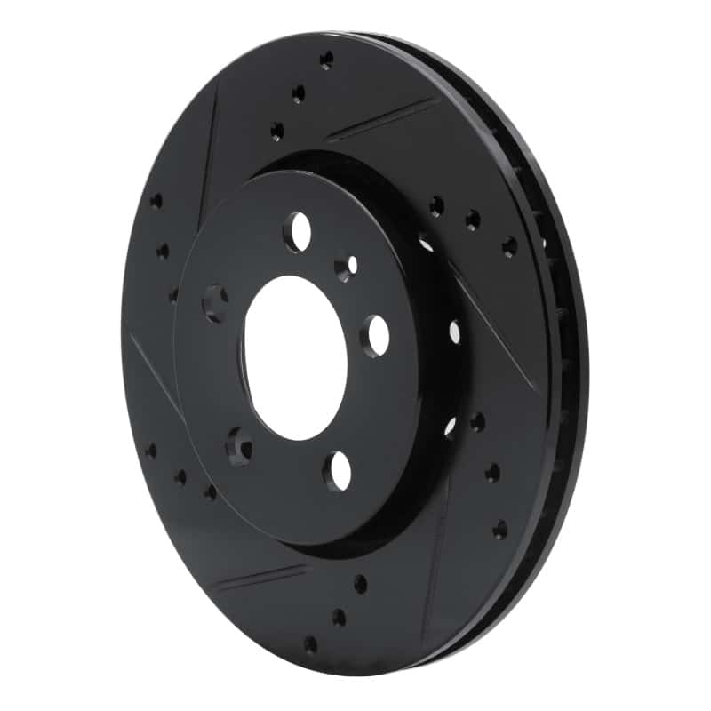 R1 Concepts — R1 00-06 Audi TT Quattro Rear Left Drilled & Slotted Black Brake Rotor
R1 Brake Rotor Drill - view 2