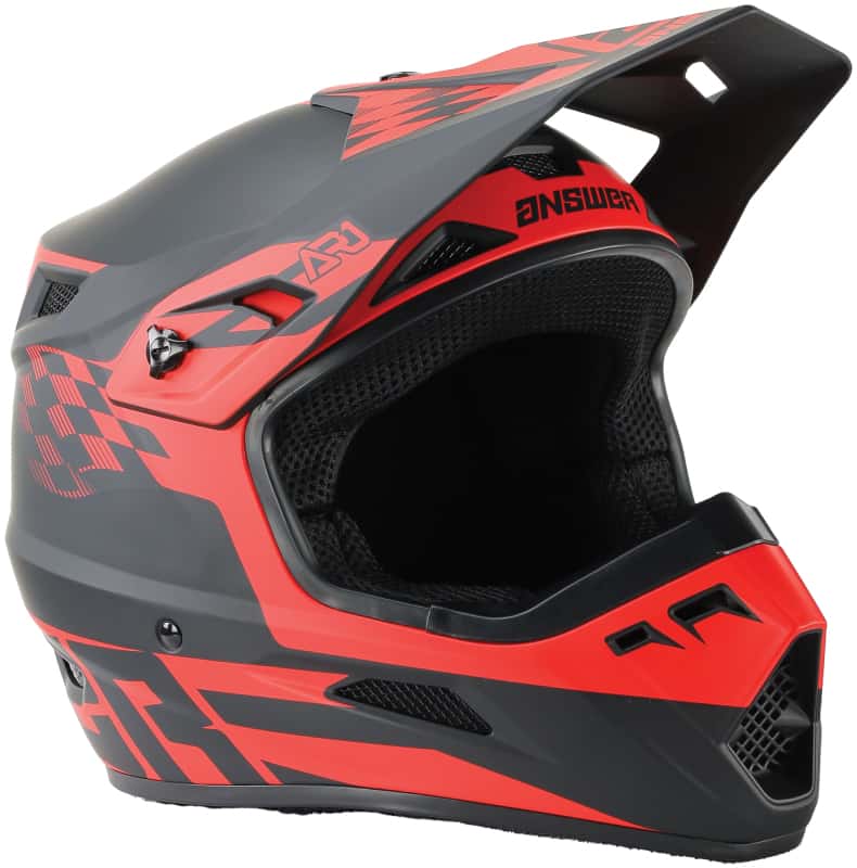 Answer — Answer AR1 Sweep Helmet Black/Red - Large - view 1