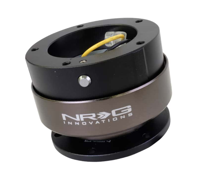 NRG — NRG Quick Release Kit Gen 2.5 - Black / Black Ring (6 Hole Base 5 Hole Top) - view 2