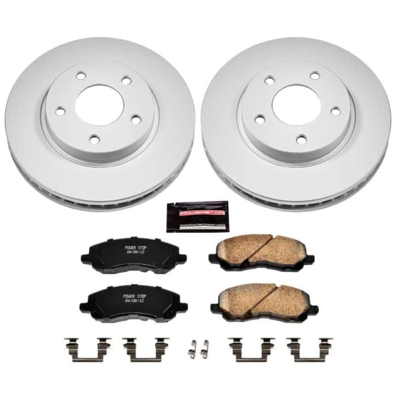 PowerStop — Power Stop 07-12 Dodge Caliber Front Z17 Evolution Geomet Coated Brake Kit - view 1