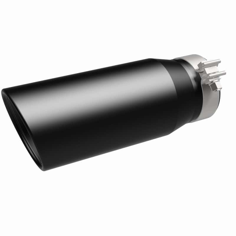 Magnaflow — MagnaFlow Tip Stainless Black Coated Single Double Round Single Outlet 5in Dia 4in Inlet 13in L
Stainless Steel
Exhaust Tip - view 6