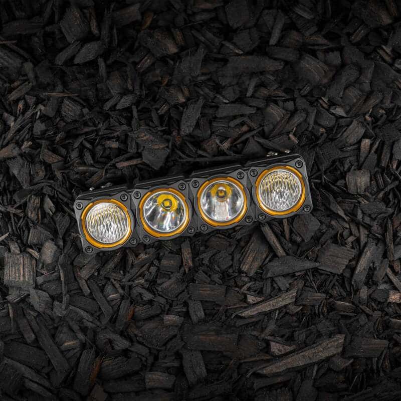 KC HiLiTES — KC HiLiTES FLEX ERA LED Light Bar Bezel Kit for 10in. Segments - Gold - view 6