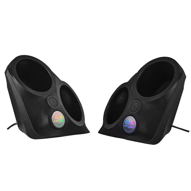 DS18 — DS18 2015+ Polaris Slingshot Front Fender Dual 8in Speaker Enclosure w/ LEDs (Speakers Not Included) - view 9