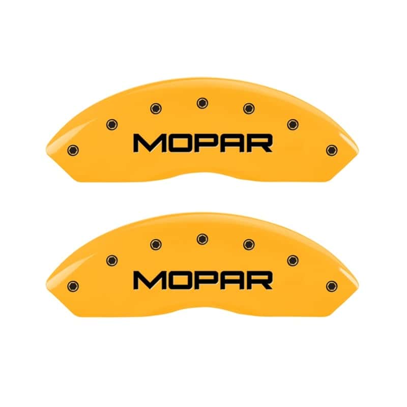 MGP — MGP 2 Caliper Covers Engraved Front Mopar Yellow Finish Black Char 2006 Jeep Wrangler
Caliper Covers - view 1