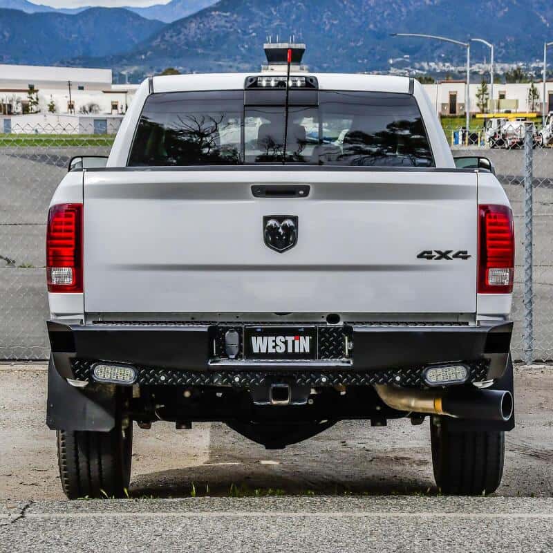 Westin — Westin 09-18 Ram 1500 HDX Bandit Rear Bumper - Black
Bumper- Rear
Bumper-Rear - view 9