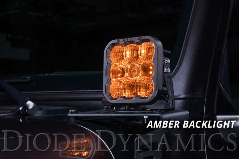 Diode Dynamics — Diode Dynamics SS5 LED Pod Sport - Yellow Driving (Single) - view 6