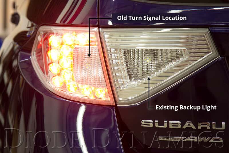 Diode Dynamics — Diode Dynamics 08-14 Subaru WRX/STi Hatchback Tail as Turn +Backup Module (USDM) Module Only - view 5