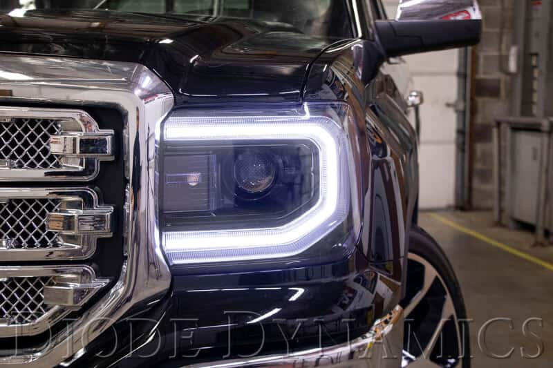 Diode Dynamics — Diode Dynamics GMC Sierra LED Halos Switchback 16-18 Sierra 1500 - view 3