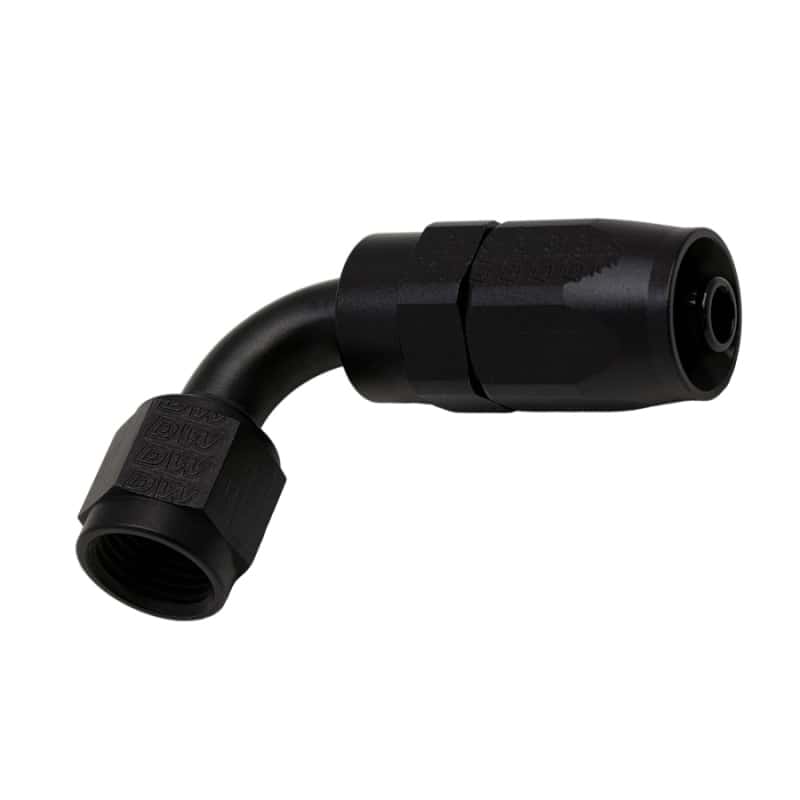 DeatschWerks — DeatschWerks 6AN Female Swivel 90-Degree Hose End CPE - Anodized Matte Black
Lines & Fittings - view 1