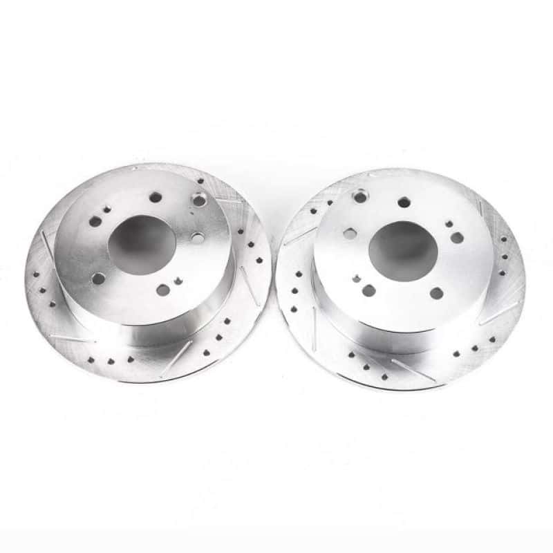 PowerStop — Power Stop 06-12 Mitsubishi Eclipse Rear Evolution Drilled & Slotted Rotors - Pair
PowerStop XPR - view 1