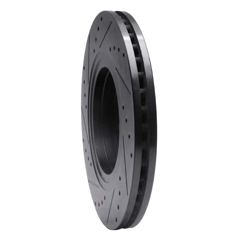R1 Concepts — R1 05-09 Ford Freestyle Front Right Drilled & Slotted Black Brake Rotor
R1 Brake Rotor Drill - view 4